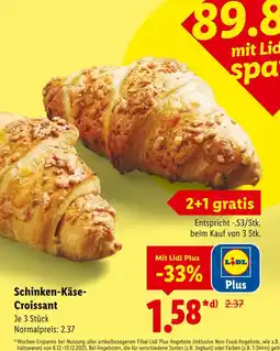 Lidl Schinken-käse-croissant Angebot