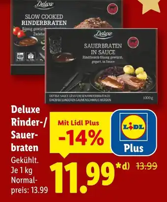Lidl Deluxe rinderbraten Angebot