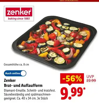 Lidl Zenker brat- und auflaufform Angebot
