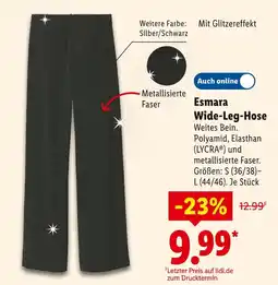 Lidl Esmara wide-leg-hose Angebot