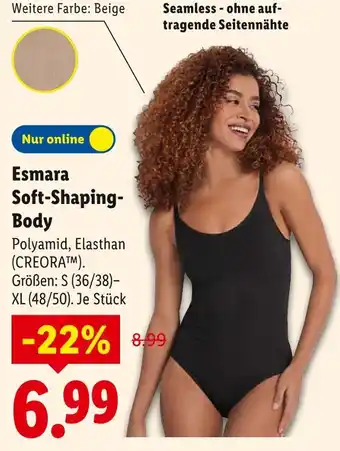 Lidl Esmara soft-shaping-body Angebot