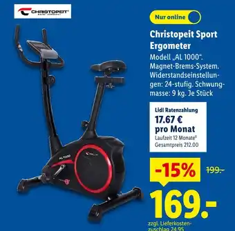 Lidl Christopeit sport ergometer Angebot