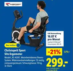 Lidl Christopeit sport sitz ergometer Angebot