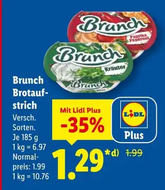 Lidl Brunch paprika peperoni Angebot