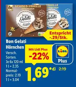 Lidl Bon gelati hörnchen Angebot