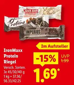 Lidl Ironmaxx lava bar Angebot