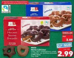 Kaufland WEISS weicht Lebkuchen Angebot