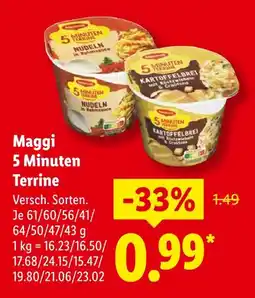 Lidl Maggi 5 minuten terrine nudeln in rahmsauce Angebot