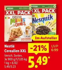 Lidl Nestlé cini minis churros Angebot