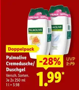 Lidl Palmolive cremedusche/duschgel Angebot