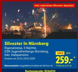 Lidl Voyage&more silvester in nürnberg Angebot