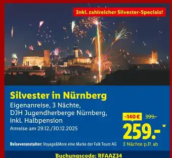 Lidl Voyage&more silvester in nürnberg Angebot