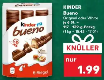 Kaufland KINDER Bueno Angebot