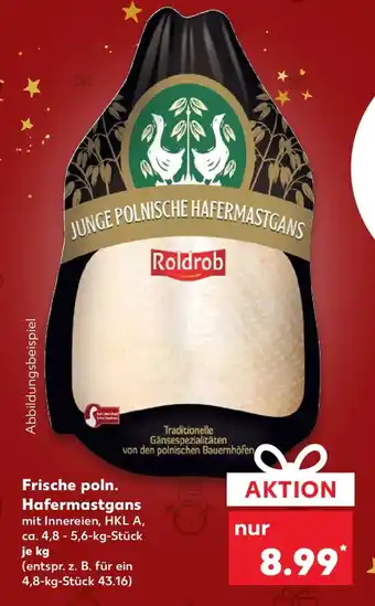 Kaufland Frische poln. Hafermastgans Angebot