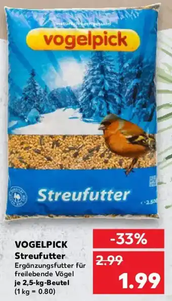 Kaufland VOGELPICK Streufutter Angebot