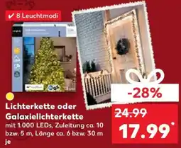 Kaufland Lichterkette oder Galaxielichterkette Angebot