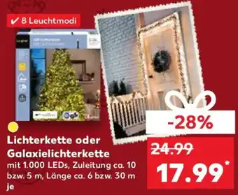 Kaufland Lichterkette oder Galaxielichterkette Angebot