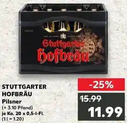 Kaufland STUTTGARTER HOFBRÄU Pilsner Angebot