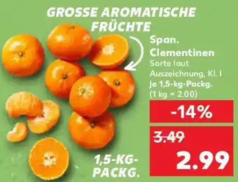 Kaufland Span. Clementinen Angebot