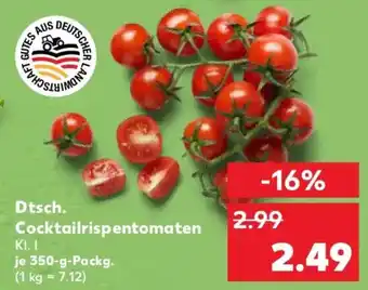 Kaufland Dtsch. Cocktailrispentomaten Angebot