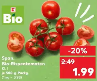 Kaufland Span. Bio-Rispentomaten Angebot