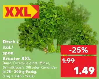 Kaufland Dtsch./ ital./ span. Kräuter XXL Angebot