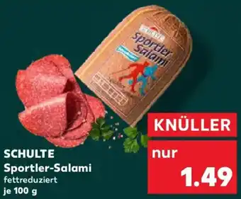 Kaufland SCHULTE Sportler-Salami Angebot