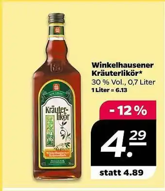 NETTO Winkelhausener Kräuterlikör Angebot