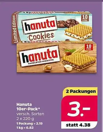 NETTO Hanuta Angebot