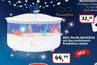 Idee+Spiel 2803 Musik-Nachtlicht mit Sternenhimmel- Projektion, Ozean Angebot