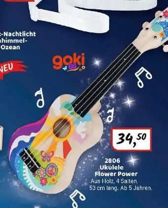 Idee+Spiel goki 2806 Ukulele Flower Power Angebot