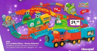 Idee+Spiel Tut Tut Baby Flitzer - Bunter Bahnhof Angebot