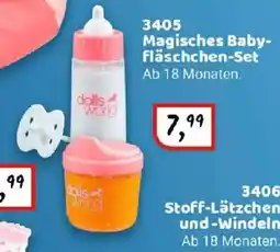 Idee+Spiel dollsworld Magisches Babyfläschchen-Set 3405 Angebot
