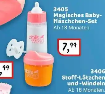Idee+Spiel dollsworld Magisches Babyfläschchen-Set 3405 Angebot