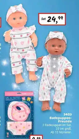 Idee+Spiel dollsworld Badepuppen- Freunde 3403 Angebot