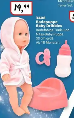 Idee+Spiel dollsworld Badepuppe Baby Dribbles 3408 Angebot