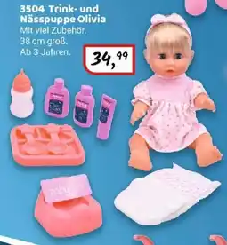 Idee+Spiel dollsworld 3504 Trink- und Nässpuppe Olivia Angebot