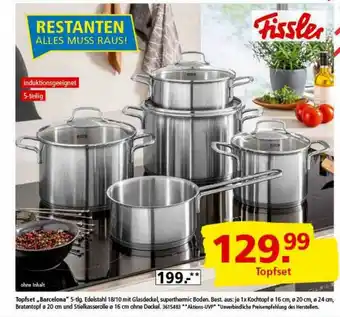 Segmüller Fissler Topfset „barcelona“ Angebot