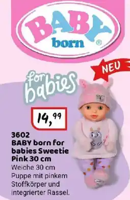 Idee+Spiel BABY born for babies Sweetie Pink 30 cm Angebot