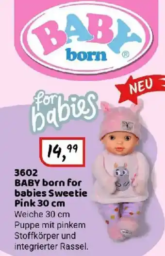 Idee+Spiel BABY born for babies Sweetie Pink 30 cm Angebot