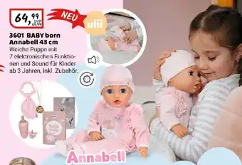 Idee+Spiel BABY born Annabell 3601 Angebot