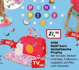 Idee+Spiel 3706 BABY born Wickeltasche Pinplay Angebot