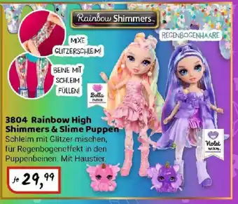 Idee+Spiel 3804 Rainbow High Shimmers & Slime Puppen Angebot