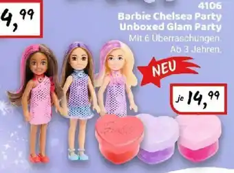 Idee+Spiel 4106 Barbie Chelsea Party Unboxed Glam Party Angebot