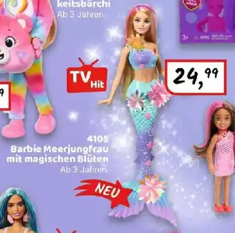 Idee+Spiel 4105 Barbie Meerjungfrau mit magischen Blüten Angebot