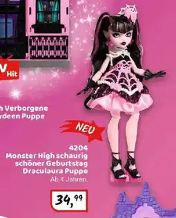 Idee+Spiel 4204 Monster High schaurig schöner Geburtstag Draculaura Puppe Angebot