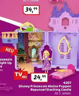 Idee+Spiel 4207 Disney Prinzessin Kleine Puppen Rapunzel Stacking Castle Angebot