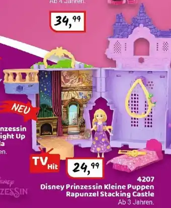 Idee+Spiel 4207 Disney Prinzessin Kleine Puppen Rapunzel Stacking Castle Angebot