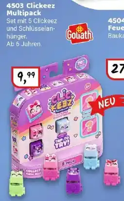 Idee+Spiel Goliath 4503 Clickeez Multipack Angebot