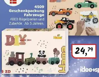 Idee+Spiel Hama 4509 Geschenkpackung Fahrzeuge Angebot